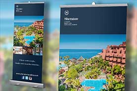 graphic design pull-up banners