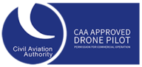 CAA logo drone pilot approved