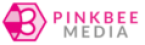 Pinkbee Media logo design